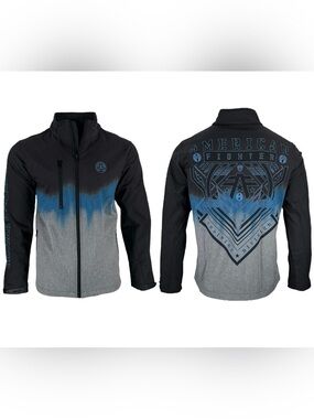 American Fighter Men's Full Zip Jacket Softshell Wardell Size 3XL New With Tags